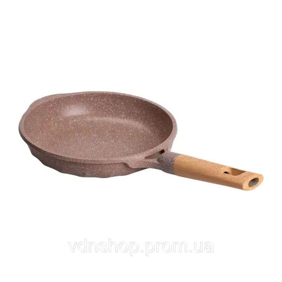 Алюминиевая сковорода 1,4 л, мраморное антипригарное покрытие, Ø 22 см, толстое дно, кофейный MGC HP-4-417CO | Зображення 2