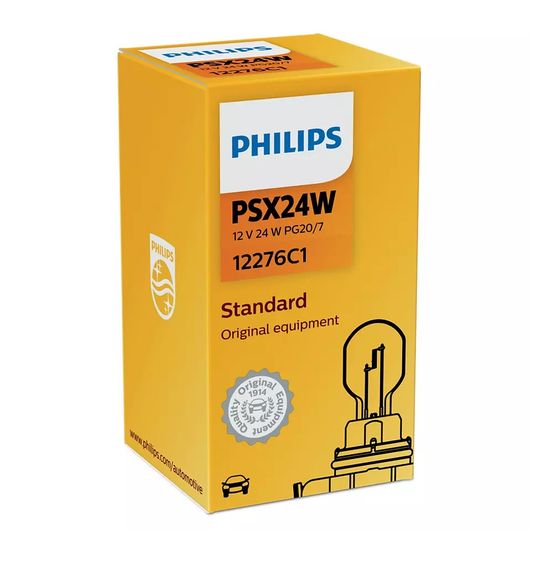 Галогеновая лампа PHILIPS 12276C1 PSX24W 24W 12V PG20/7 | Зображення 1