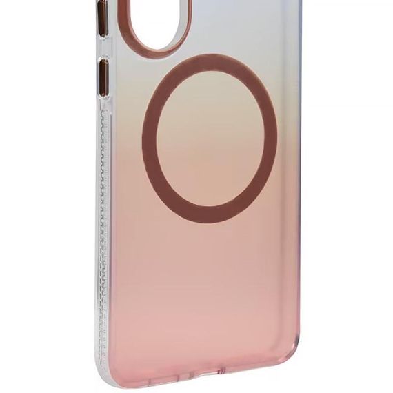 Чехол TPU+PC Phantom with MagSafe для Samsung Galaxy S25 Rose Gold | Зображення 1