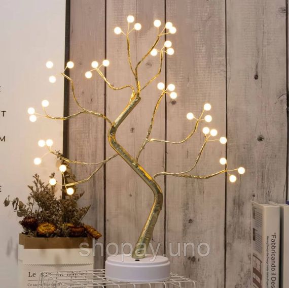Настольный декоративный светильник Bonsai Tree · LED ночник лампа Дерево | Зображення 3