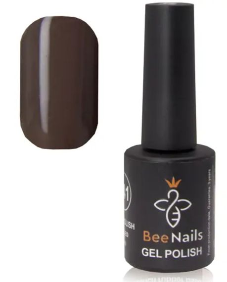 Гель-лак для нігтів Bee Nails 175 (сіра спаржа) 8мл | Зображення 1