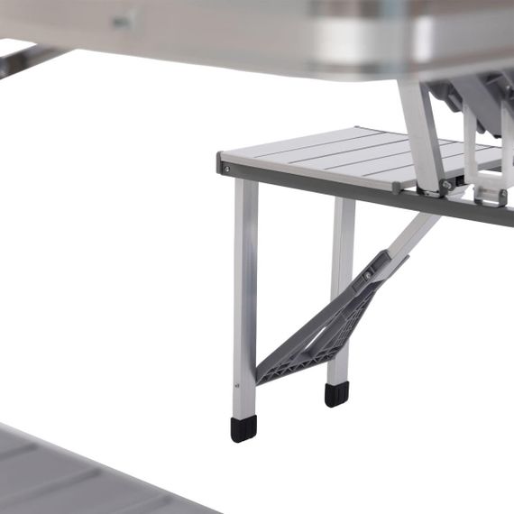 Складной алюминиевый стол трансформер + 4 стула для пикника в чемодане набор туристической складной мебели | Зображення 5