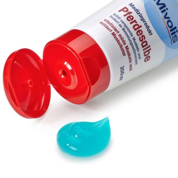 Кінська мазь "Mivolis" для зняття болю у м'язах від перенапруження, 200 мл., Німеччина | Зображення 1