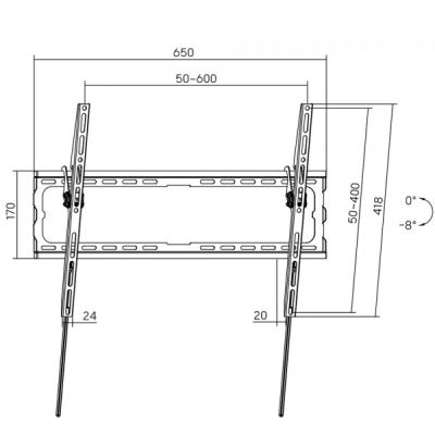 Кронштейн AGN AGN80-460T | Зображення 6
