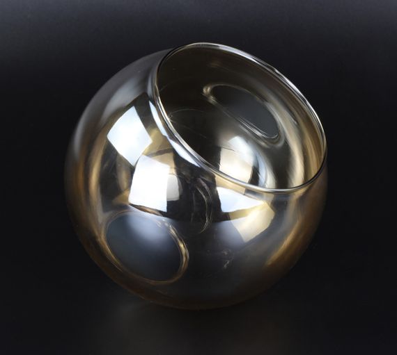 Плафон патрон E27 088-am 9х11х13 см прозоро-бурштиновий | Зображення 2