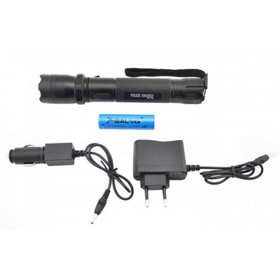 Багатофункціональний тактичний електро ліхтарик з відлякувачем Police BL-1102 | Зображення 3