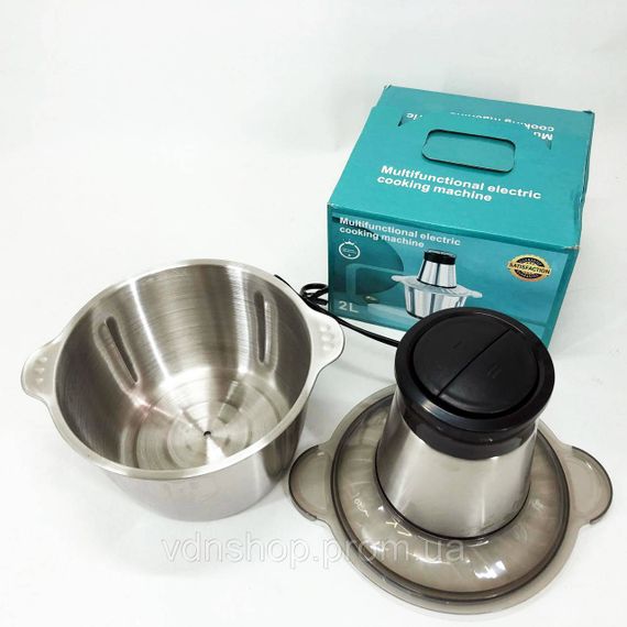 Кухонный электрический измельчитель-блендер 1200Вт, Измельчитель кухонный для мяса NQ-10 | Зображення 7