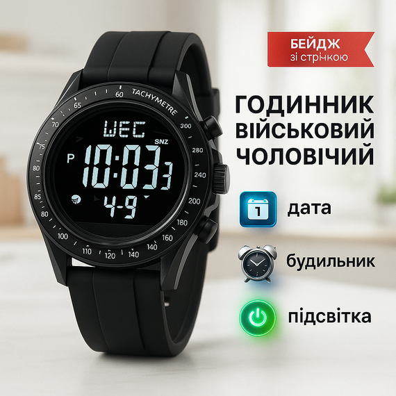 Мужские часы для рыбалки SKMEI, Часы для путешествий, Часы туризма Спортивные мужские удобные LT-93