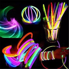 Неоновые браслеты-светлячки Glow Sticks набор 10 шт