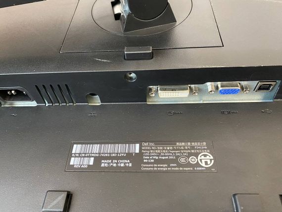 Монитор Dell P2412Hb / 24" (1920x1080) TN / 1x DVI, 1x VGA, 2x USB 2.0, 1x USB Type-B / VESA 100x100 / Pivot б/у | Зображення 8
