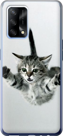 Чехол на Oppo A74 Летящий котёнок "2322u-2305-17620"