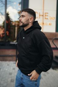 Худі з мерчем ДТФ (оверсайз)