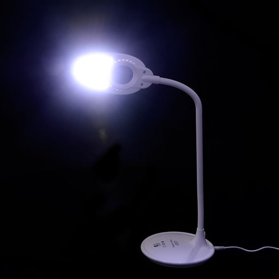 Настольная лампа на гибкой ножке сенсорная SL-66 5W BK | Зображення 3