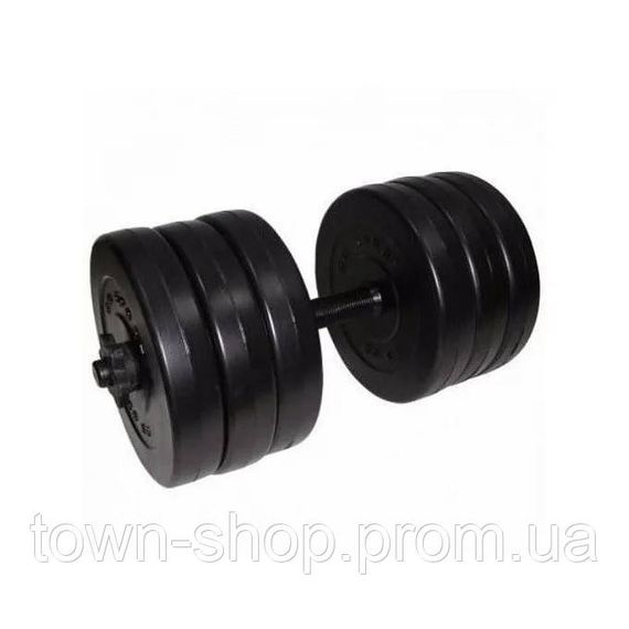 Гантель наборная композитная в пластиковой оболочке Rock pro 15,5 кг NE-PL-G-015