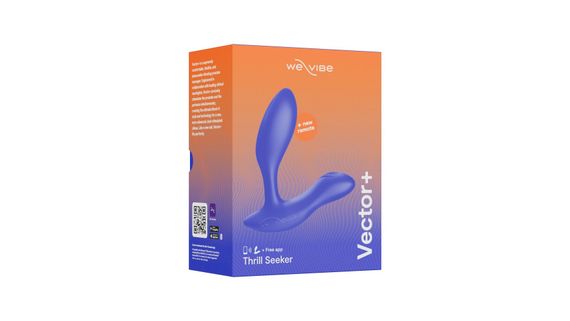 Смарт-вібромасажер простати We-Vibe Vector+ ROYAL BLUE, пульт ДК, регульований кут нахилу | Зображення 7