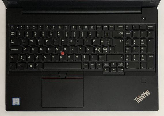 Ноутбук Lenovo ThinkPad E580 / 15.6" (1920x1080) IPS / Intel Core i3-8130U (2 (4) ядра по 2.2 - 3.4 GHz) / 8 GB DDR4 / 256 GB SSD / Intel UHD Graphics 620 / WebCam / Win 11 Pro б/в + Подарунок Флеш-накопичувач Kingston 64 ГБ | Зображення 7