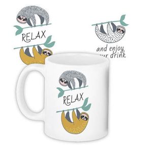 Чашка з принтом Relax... 330 мл (KR_18J018)