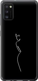Чехол на Samsung Galaxy A41 A415F Силуэт1 "4590u-1886-17620"