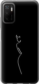 Чехол на Xiaomi Redmi Note 10 5G Силуэт1 "4590u-2556-17620"