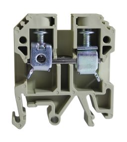 Клема КНГ-SAK-10EN 61А 0.5-10мм2 гвинтова бежевий набірна на DIN-рейку без маркера без кришки Ny95505486