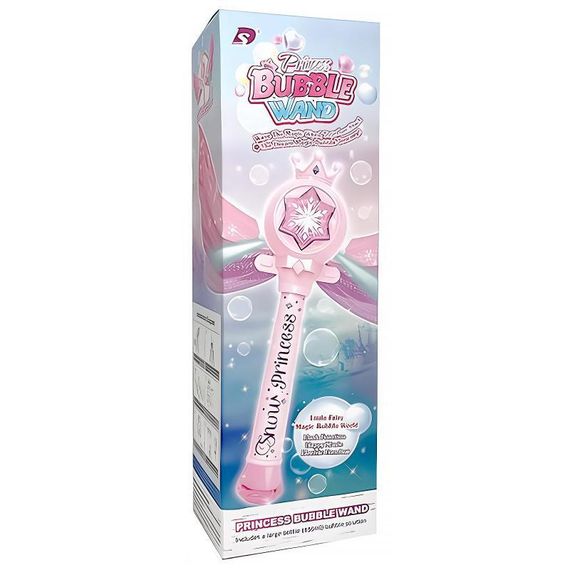 Пистолет с мыльными пузырями SHT 8603 Snow Princess + bottle 130ml Blue Pink | Зображення 4