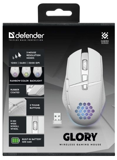 Миша Defender Glory GM-514, LED White (52513) | Зображення 9