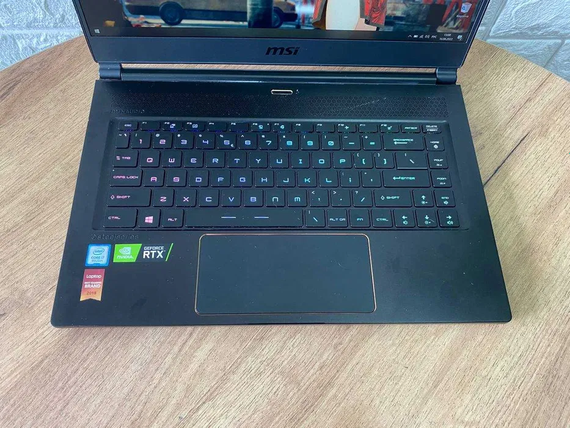 Ноутбук MSI GS 65 Stealth 15.6"FHD/IPS/144Hz/i7 8750H/16/SSD512/RTX2060-6Gb | Зображення 3