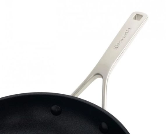 Сотейник со стеклянной крышкой KitchenAid FHA СС005697-001 28 см черный | Зображення 3