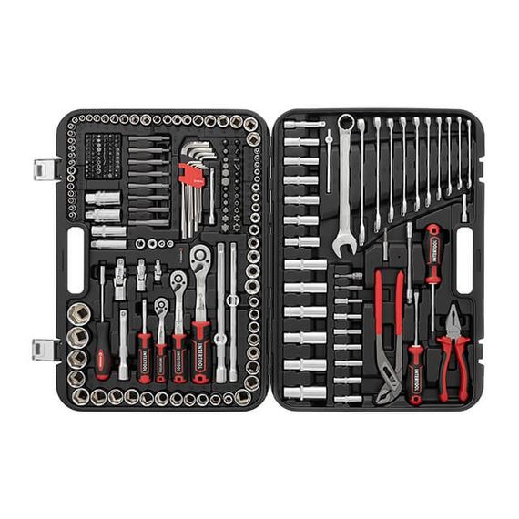 Набір інструментів 1/2 "& 3/8" & 1/4 ", 233ед., Cr-V STORM INTERTOOL ET-8233 | Зображення 1