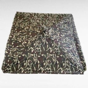 Зонт квадратный 2*2м с клапаном и металлическим каркасом черного цвета Камуфляжный