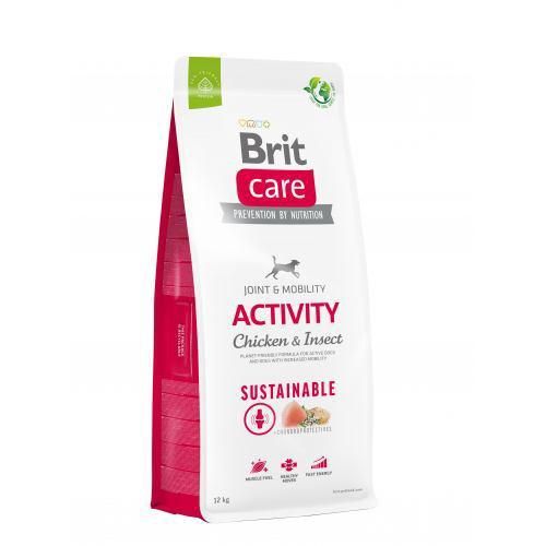 Сухий корм Brit Care Dog Sustainable Activity для собак з підвищеною активністю, з куркою та комахами, 12 к