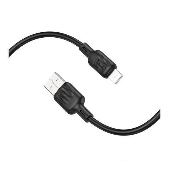 USB Borofone BX113 Silicone Lightning 2.4A 3m | Зображення 3