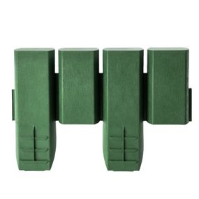 Огорожа для клумб і грядок зелений Алеана