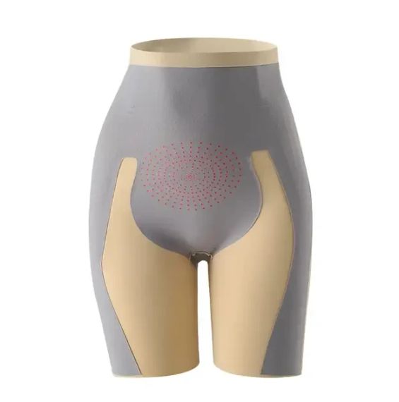 Шорты с высокой талией для коррекции фигуры изготовлены из легкого бесшовного нейлона | Зображення 3