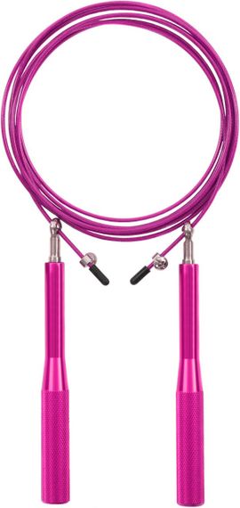 Скакалка швидкісна 4yourhealth Jump Rope Premium 3м металева на підшипниках 6863 Рожева | Зображення 2