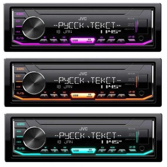 Автомагнітола JVC KD X155 | Зображення 1