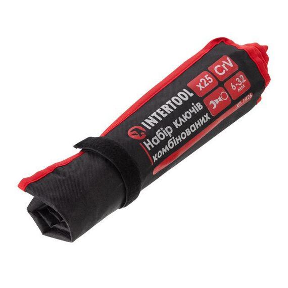 Набір комбінованих ключів 26 од., 6-32 мм, PROF, чохол INTERTOOL XT-1526 | Зображення 1