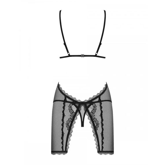 Пеньюар Obsessive Millagro та стрінги S/M sexstyle | Зображення 5