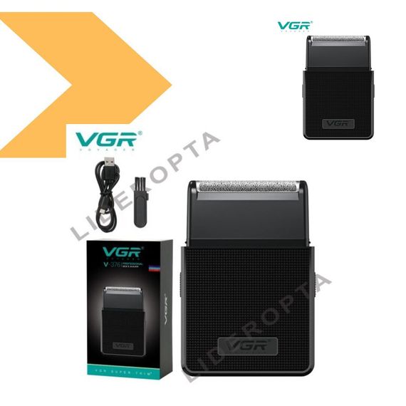 Електробритва VGR V-376 BLACK шейвер, виїзний триммер (44960-V-376_208) | Зображення 3