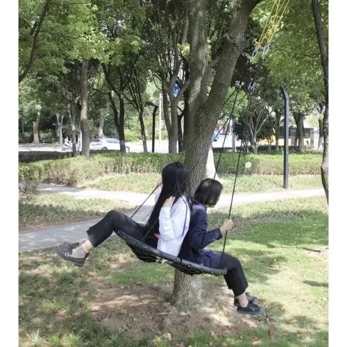 Гойдалка-гніздо лелеки 100 см / до 150 кг, чорна | Зображення 7