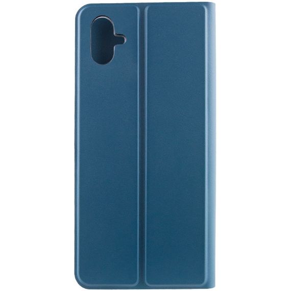 Шкіряний чохол-книжка GETMAN Elegant (PU) для Samsung Galaxy A04e Штучна шкіра, Слот для візитки, Синій | Зображення 1