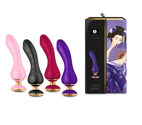 Вібратор для точки G Shunga Sanya Raspberry, гнучкий стовбур | Зображення 7
