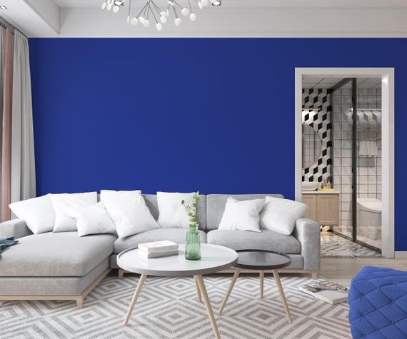 Краска Интерьерная Латексная Skyline 2565-R80B (C) Кобальт 3л | Зображення 2