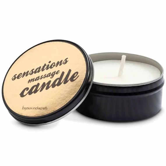 Масажна свічка Bijoux Indiscrets Scented Massage Candle (35 г), жасмин-троянда sexstyle