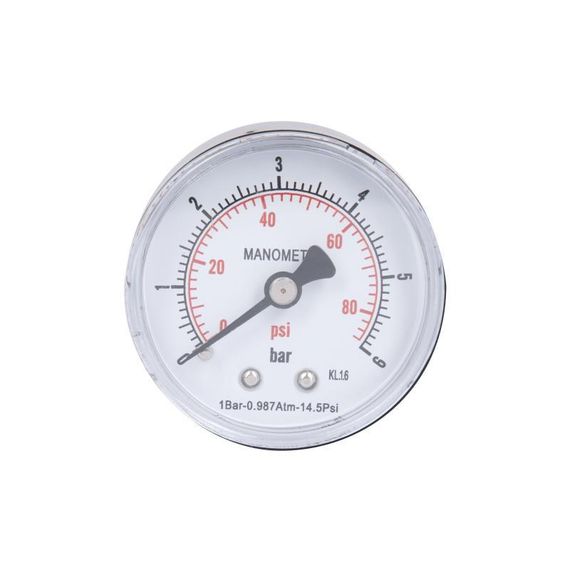 Манометр Thermo Alliance Standart 6 барів 1/4", заднє під'єднання SD1716B