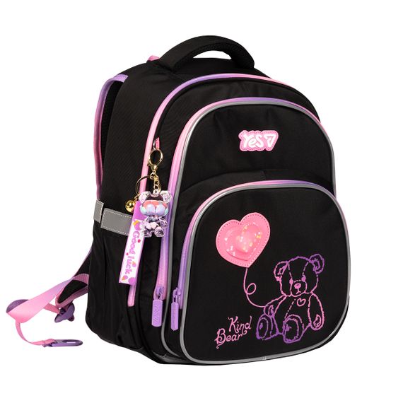 Шкільний рюкзак YES S-91M Pink Bear 550499 17.1 л | Зображення 1