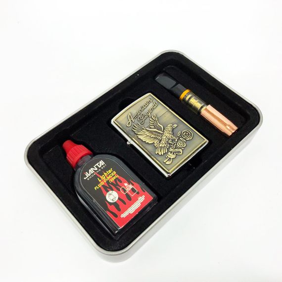 Запальничка бензин, Запальничка подарункова сувенірна, Сувенір запальничка в подарунок JG-83 | Зображення 2