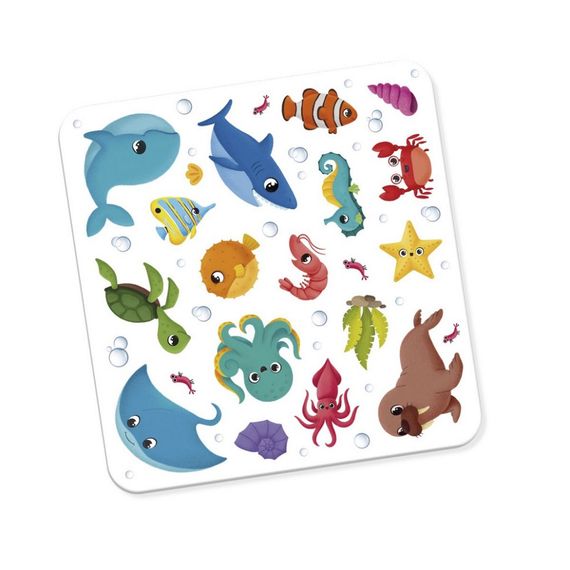 Набір для творчості "Морські мешканці" VT4206-47, 17 наліпок на планшетці | Зображення 1