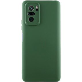 Чохол Silicone Cover Lakshmi Full Camera (AAA) для Xiaomi Redmi Note 10 / Note 10s / Poco M5s Зелений / Cyprus Green