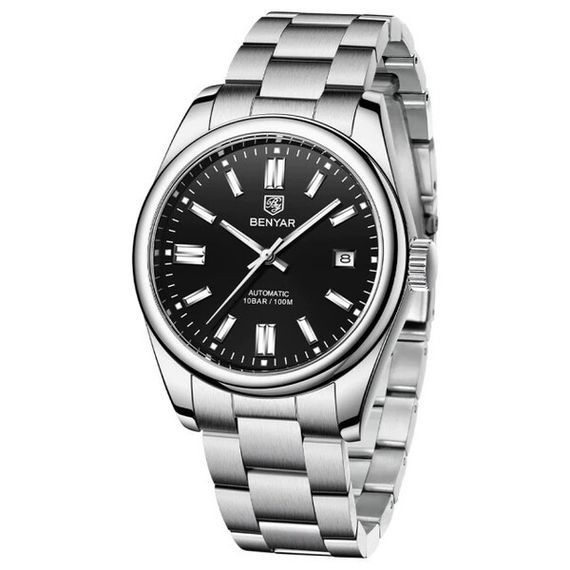 Benyar Чоловічий механічний годинник Benyar Automatic 10 BAR | Зображення 8